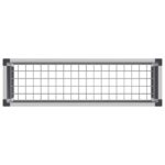 vidaXL Vyvýšený záhradný záhon Sivá 100 x 30 x 82 cm WPC a hliník – Obrázok 5