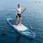 vidaXL Inflatovateľná paddleboard HYDROS 305 x 76 x 15 cm Tyrkysová