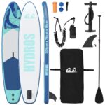 vidaXL Inflatovateľná paddleboard HYDROS 305 x 76 x 15 cm Tyrkysová – Obrázok 2