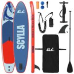 vidaXL Vodný skúter Inflatable Stand Up Paddle Board SCYLLA Modrá pre – Obrázok 2