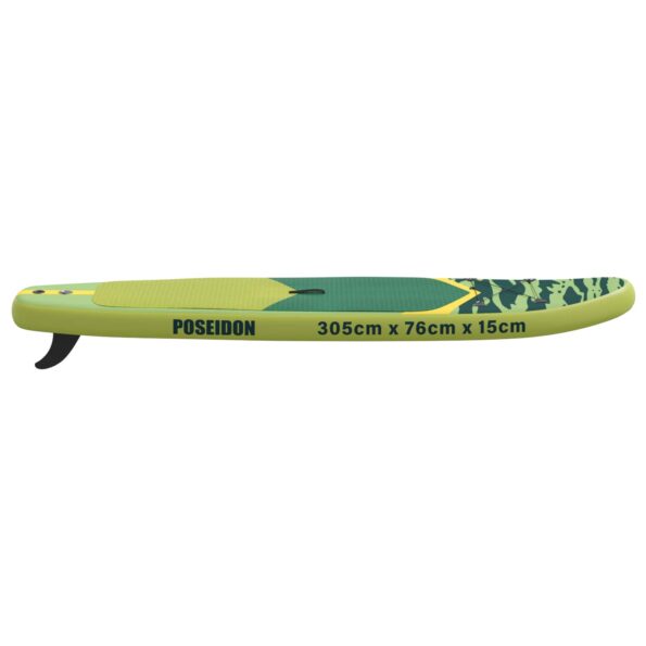 vidaXL Nafukovací paddleboard POSEIDON 305 x 76 x 15 cm Zelená pre – Obrázok 4