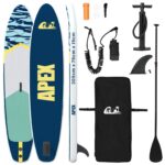 vidaXL Inflatovateľná paddle board APEX 305 x 76 x 15 cm Modrá pre – Obrázok 2