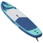 vidaXL Inflatovateľná paddle board HYDROS 335 x 76 x 15 cm Tyrkysová – Obrázok 5