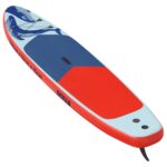 vidaXL Inflatable Stand Up Paddle Board SCYLLA 335 x 76 x 15 cm Modrá – Obrázok 5