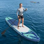 vidaXL Inflatovateľná paddleboard HYDROS 366 x 81 x 15 cm Tyrkysová