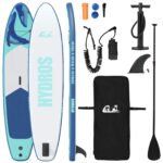 vidaXL Inflatovateľná paddleboard HYDROS 366 x 81 x 15 cm Tyrkysová – Obrázok 2