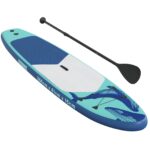 vidaXL Inflatovateľná paddleboard HYDROS 366 x 81 x 15 cm Tyrkysová – Obrázok 3