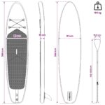 vidaXL Inflatovateľná paddleboard HYDROS 366 x 81 x 15 cm Tyrkysová – Obrázok 8