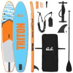vidaXL Nafukovací Paddle Board TRITON 366 x 81 x 15 cm Modrá pre – Obrázok 2