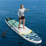 vidaXL Nafukovací paddleboard APEX 366 x 81 x 15 cm Modrá pre