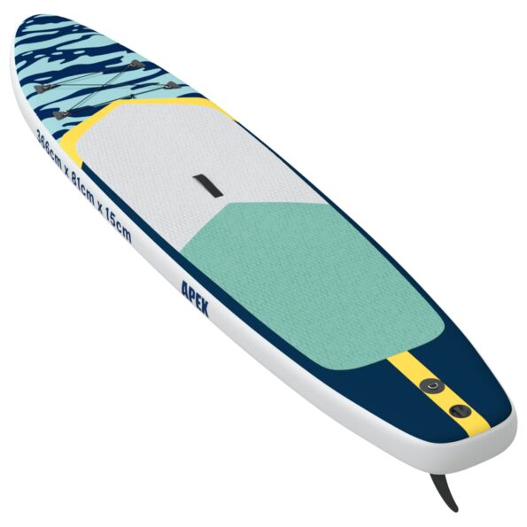 vidaXL Nafukovací paddleboard APEX 366 x 81 x 15 cm Modrá pre – Obrázok 5