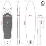 vidaXL SUP doska so sedadlom 2-in-1 POSEIDON 366 x 81 x 15 cm Zelená – Obrázok 10
