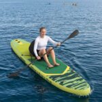 vidaXL SUP doska so sedadlom 2-in-1 POSEIDON 366 x 81 x 15 cm Zelená – Obrázok 3