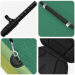 vidaXL SUP doska so sedadlom 2-in-1 POSEIDON 366 x 81 x 15 cm Zelená – Obrázok 8