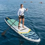 vidaXL SUP doska so sedadlom 2-in-1 APEX 366 x 81 x 15 cm Modrá pre