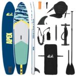 vidaXL SUP doska so sedadlom 2-in-1 APEX 366 x 81 x 15 cm Modrá pre – Obrázok 2
