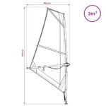 vidaXL Inflatovateľná SUP doska s plachtou HYDROS 330 x 76 x 15 cm pre – Obrázok 12