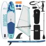 vidaXL Inflatovateľná SUP doska s plachtou HYDROS 330 x 76 x 15 cm pre – Obrázok 2