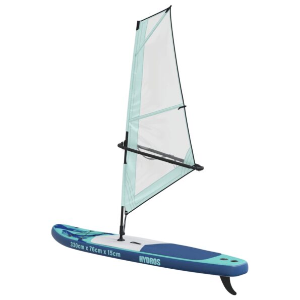 vidaXL Inflatovateľná SUP doska s plachtou HYDROS 330 x 76 x 15 cm pre – Obrázok 7