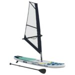 vidaXL Inflatovateľná SUP doska s plachtou APEX 330 x 76 x 15 cm Modrá – Obrázok 3