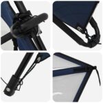 vidaXL Inflatovateľná SUP doska s plachtou APEX 330 x 76 x 15 cm Modrá – Obrázok 9