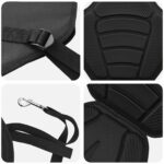 vidaXL Sedadlo na paddleboard 52 x 31 x 45 cm Lyocell Čierna – Obrázok 3