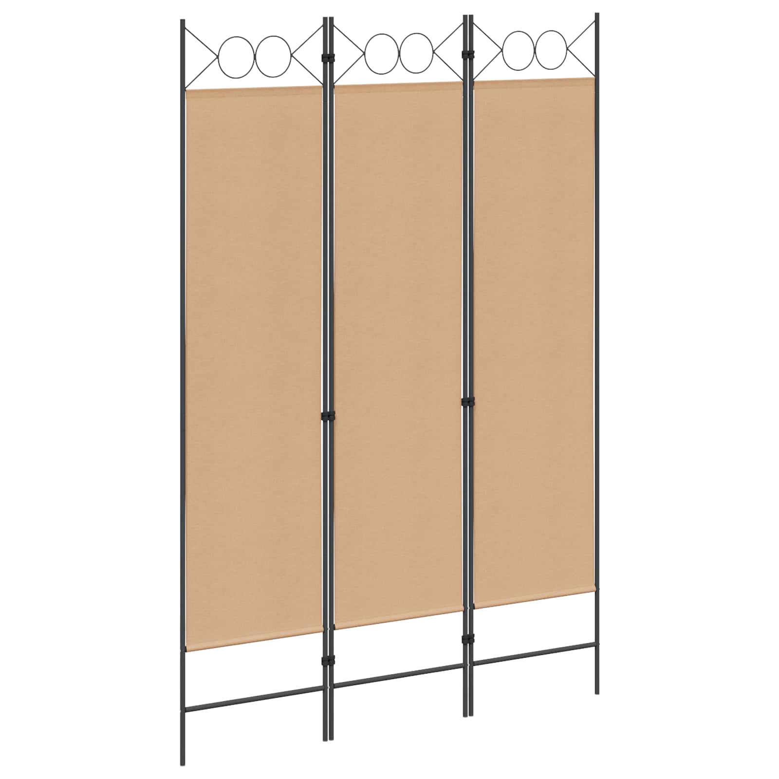 42039189_1.jpg vidaXL 3-panelový paravan Béžová 120 x 180 cm Látka – Obrázok 1