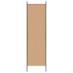 vidaXL Rozdeľovač miestnosti Béžová 150 x 180 cm Látka – Obrázok 4