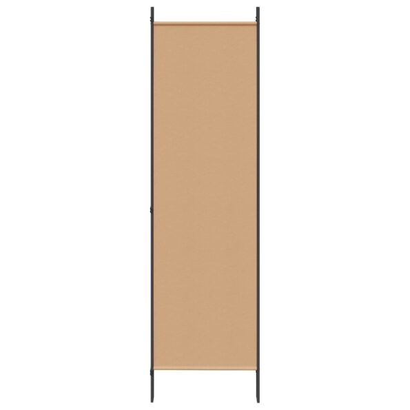 vidaXL 5-panelový paraván Béžová 250 x 180 cm Látka – Obrázok 4