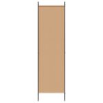 vidaXL 6-panelový paraván Béžová 300 x 180 cm Látka – Obrázok 4