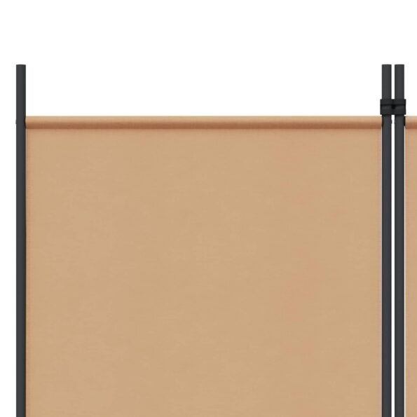 vidaXL 6-panelový paraván Béžová 300 x 180 cm Látka – Obrázok 6