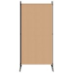 vidaXL 3-panelový paravan Béžová 260 x 180 cm Látka – Obrázok 4