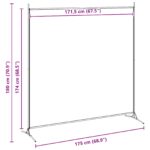 vidaXL Jednopanelový rozdeľovač miestnosti Béžová 175 x 180 cm Látka – Obrázok 5