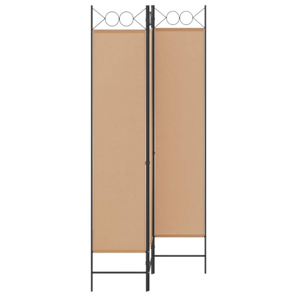 vidaXL 3-panelový paravan Béžová 120 x 200 cm Látka – Obrázok 3
