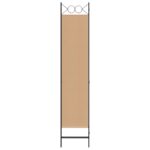 vidaXL 3-panelový paravan Béžová 120 x 200 cm Látka – Obrázok 5
