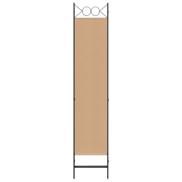 vidaXL 3-panelový paravan Béžová 120 x 200 cm Látka – Obrázok 5
