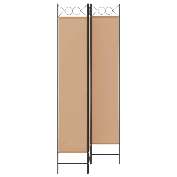 vidaXL 3-panelový paravan Béžová 120 x 220 cm Látka – Obrázok 3
