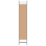 vidaXL 3-panelový paravan Béžová 120 x 220 cm Látka – Obrázok 5