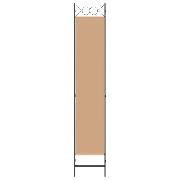 vidaXL 3-panelový paravan Béžová 120 x 220 cm Látka – Obrázok 5