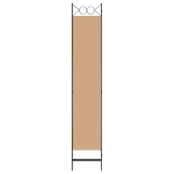 vidaXL 4-panelový rozdeľovač miestnosti Béžová 160 x 220 cm Látka – Obrázok 5