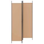 vidaXL 3-panelový paravan Béžová 150 x 200 cm Látka – Obrázok 3