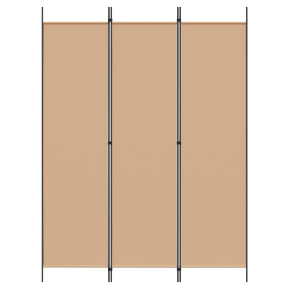 vidaXL 3-panelový paravan Béžová 150 x 200 cm Látka – Obrázok 4
