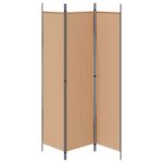vidaXL 3-panelový paravan Béžová 150 x 200 cm Látka – Obrázok 6