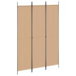 vidaXL 3-panelový paravan Béžová 150 x 220 cm Látka – Obrázok 2