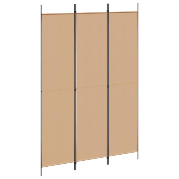 vidaXL 3-panelový paravan Béžová 150 x 220 cm Látka – Obrázok 2