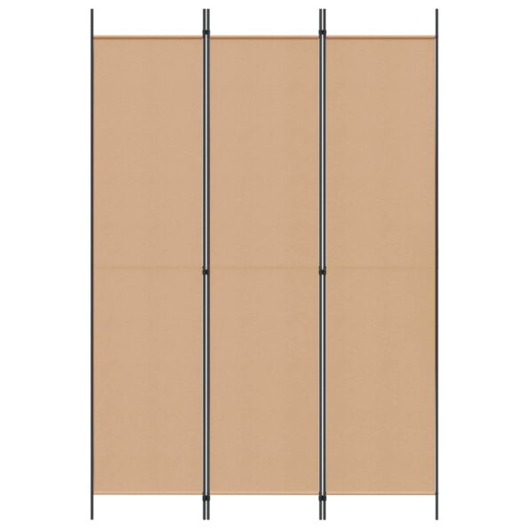 vidaXL 3-panelový paravan Béžová 150 x 220 cm Látka – Obrázok 4