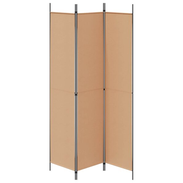 vidaXL 3-panelový paravan Béžová 150 x 220 cm Látka – Obrázok 6