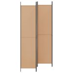 vidaXL 4-panelový rozdeľovač miestnosti Béžová 200 x 220 cm Látka – Obrázok 3