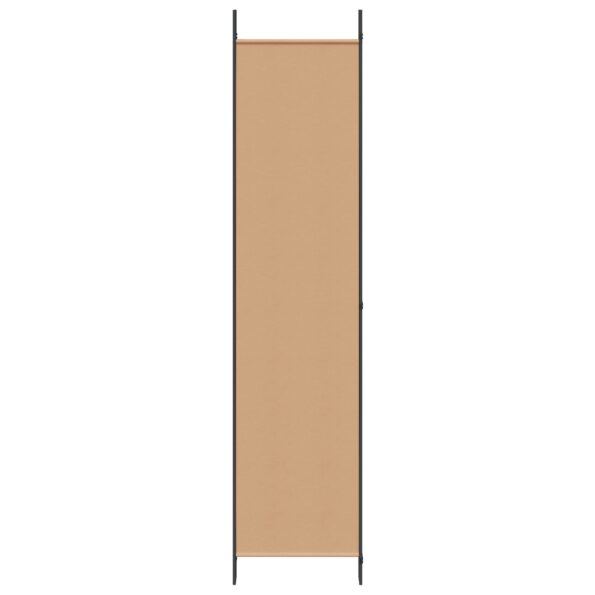 vidaXL 5-panelový paraván Béžová 250 x 220 cm Látka – Obrázok 5