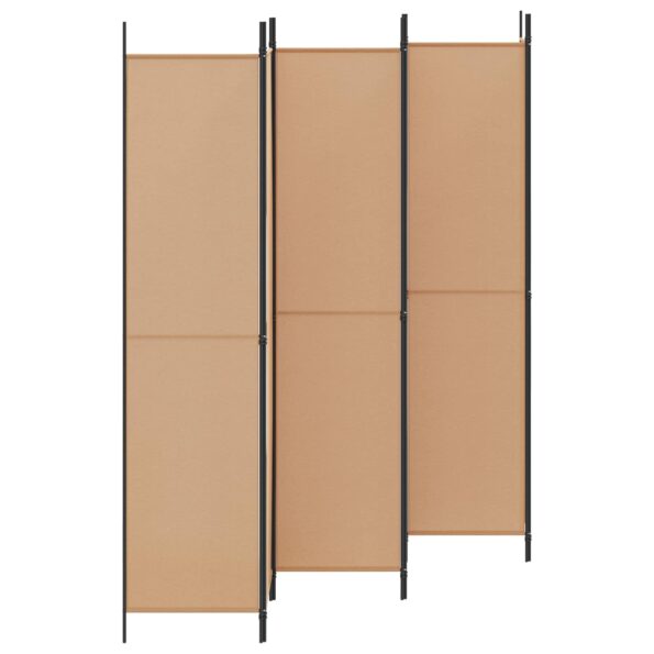vidaXL 6-panelový paraván Béžová 300 x 220 cm Látka – Obrázok 3